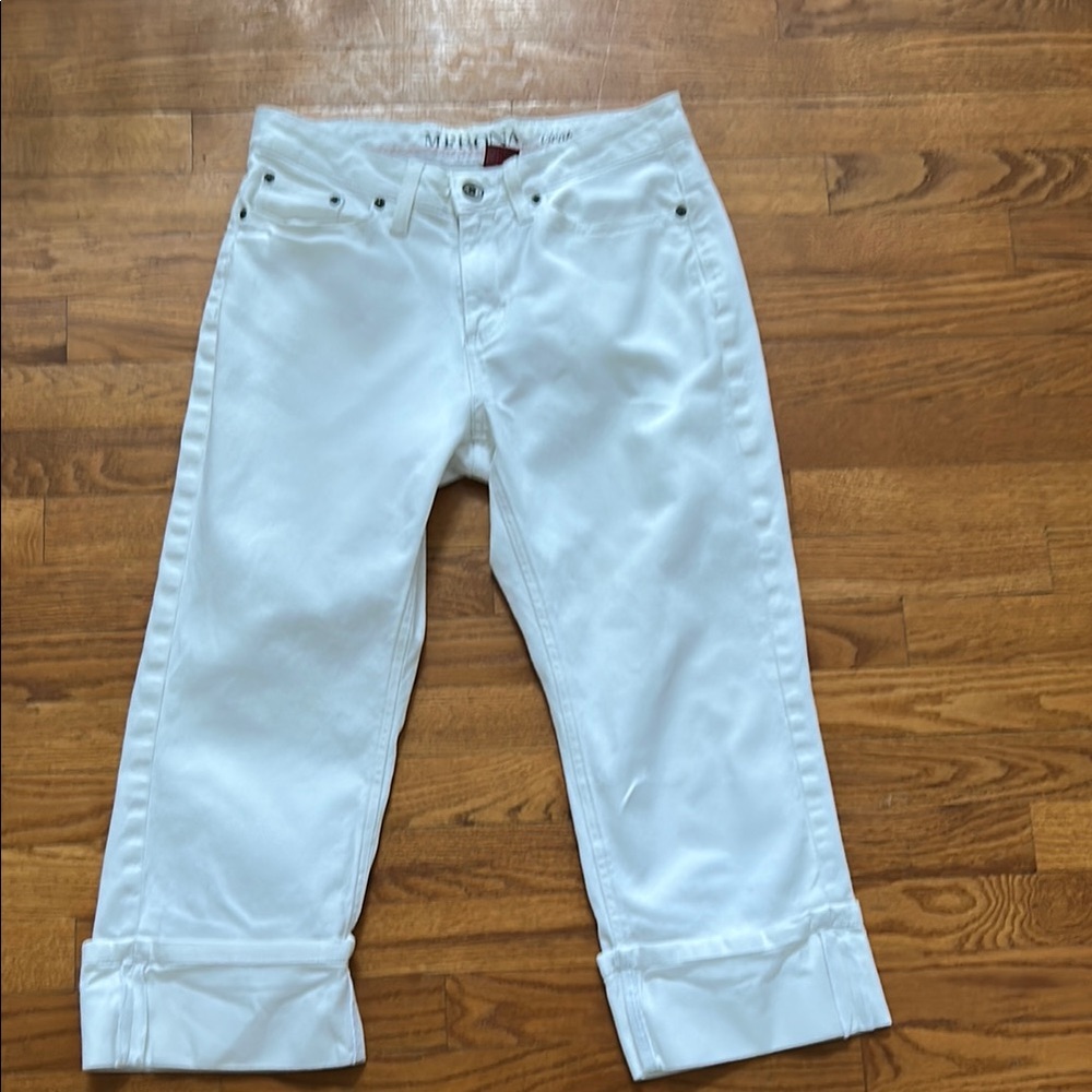 Merona White Ankle Cropped Pants